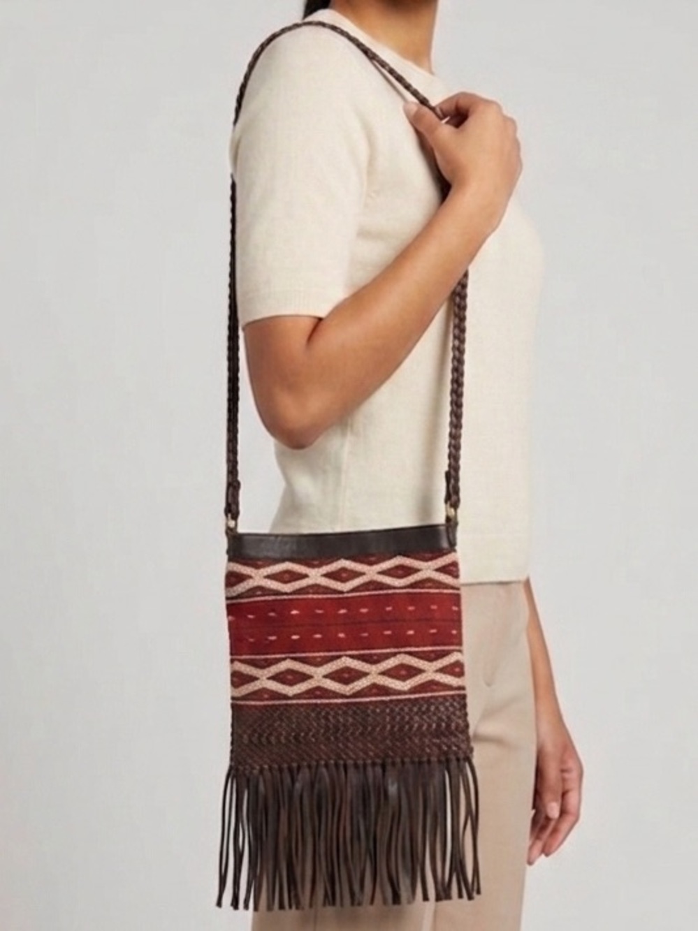 Motif 56 Aztec Leather Purse